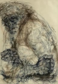 "Lecsúszott/Heruntergerutscht" by Ruttkay Sándor on art24