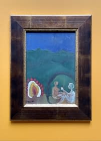 "Tábortűz mellett/ Am Lagerfeuer" von Katalin Szabadi auf art24