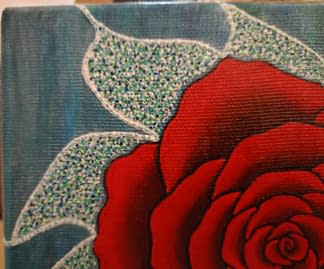 "Little-Rose (Beads)" by Olha Nazarenko on art24