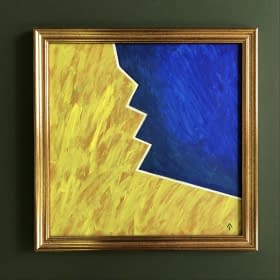 "Kapcsolat/Beziehung" by János Aknay on art24