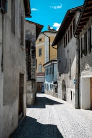 "Vue du centre du village de Poschiavo , Grisons" by Sylvain Blanchoud on art24