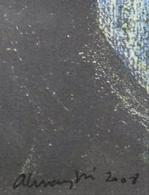 "Kék-Zöld Angyal (P) EA 1/1 / Blau-grüner Engel (P) EA 1/1" by János Aknay on art24