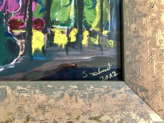 "Boglári ház/ Das Haus in Boglár" von Katalin Szabadi auf art24