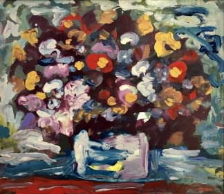 "Virág Csendélet/ Blumenstillleben" von Pasaréti Csepeli Varró Németh Miklós auf art24
