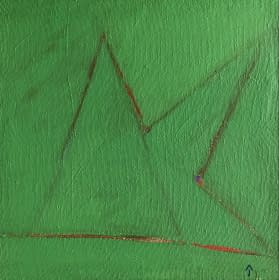"Zöld Angyal/Grüner Engel" von János Aknay auf art24