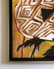 "Nagy fekvő maszk/ Große Liegende Maske" by Attila Orbán on art24