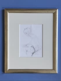 "Akt rajz XVIII./ Akt Zeichnung XVIII." by Ruttkay Sándor on art24