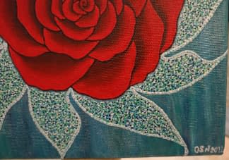 "Little-Rose (Beads)" by Olha Nazarenko on art24